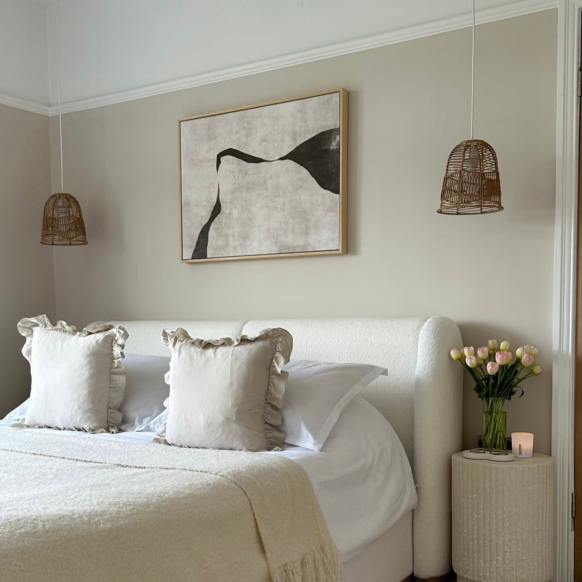 Gigi III Portrait Framed Printed Canvas - Mala Art Co.