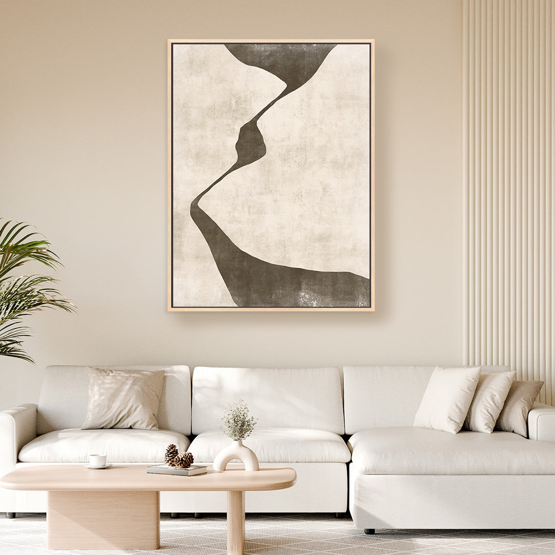 Gigi II Portrait Framed Printed Canvas - Mala Art Co.