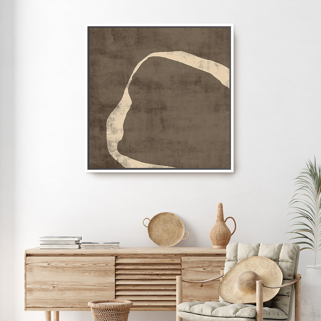 Moko II Square Framed Printed Canvas - Mala Art Co.