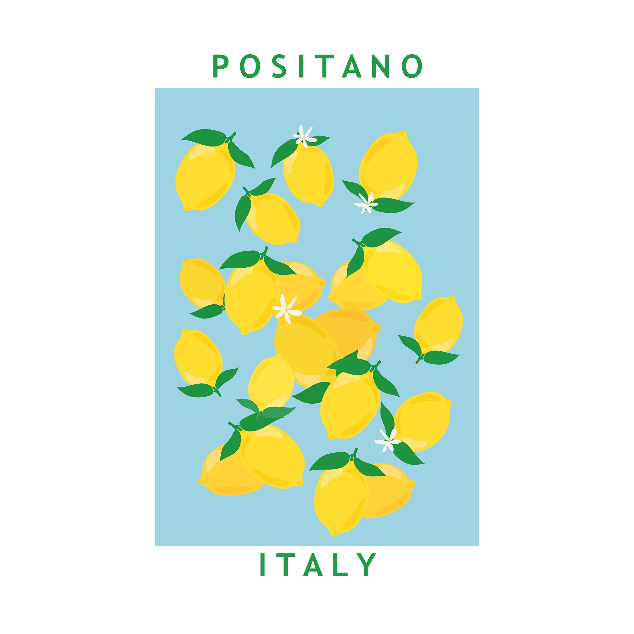 Lemons Flower Market Print