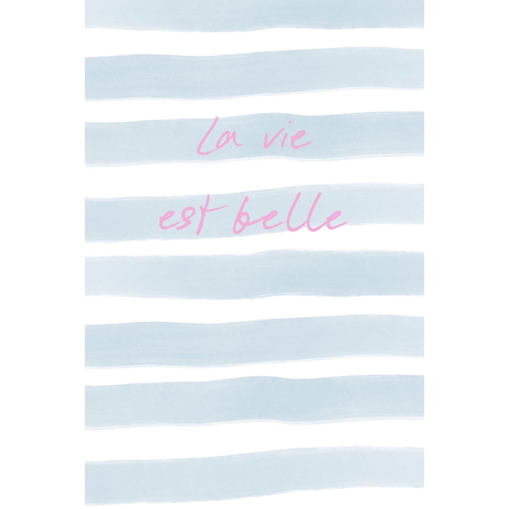 La vie est belle Print