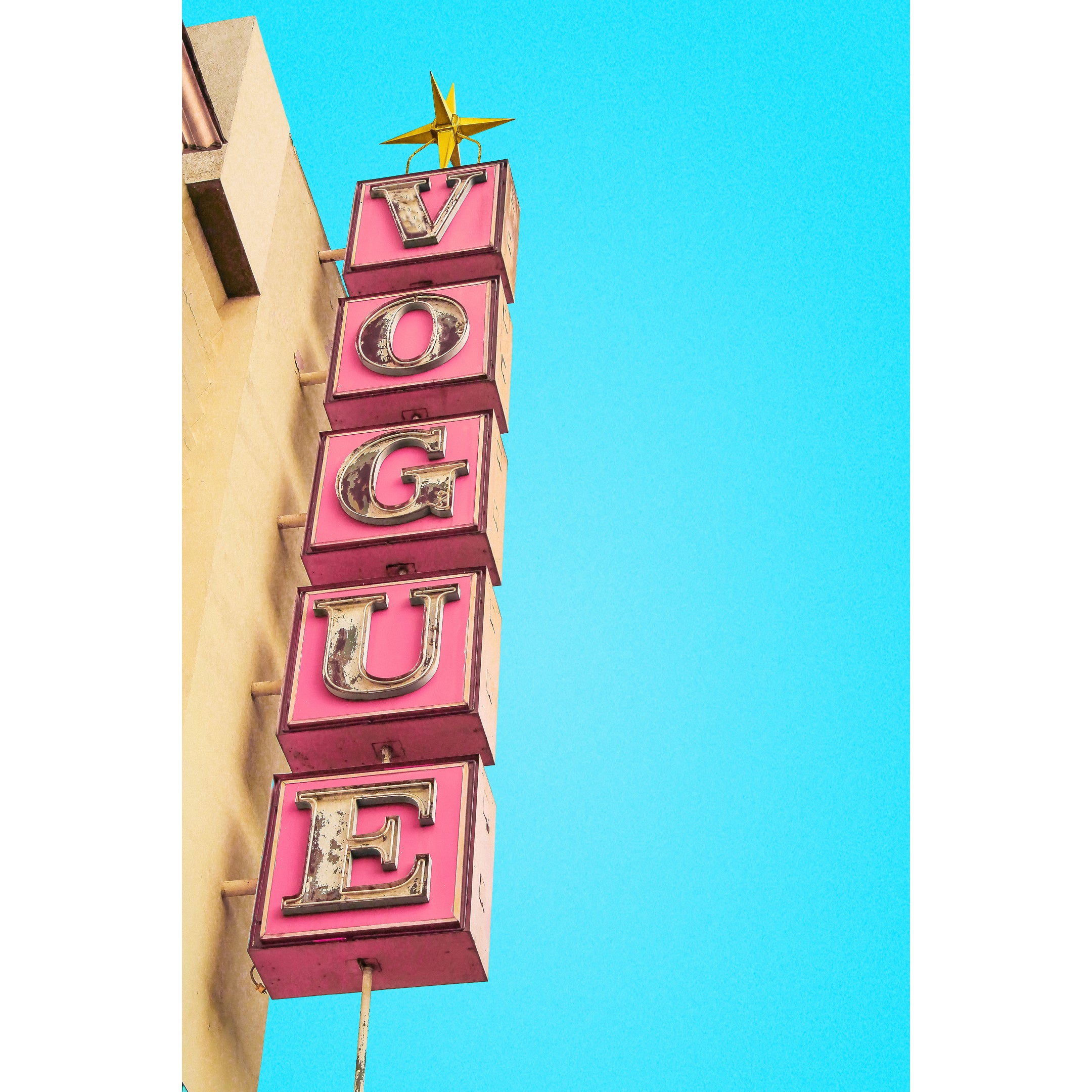 Vogue Hollywood Sign Print