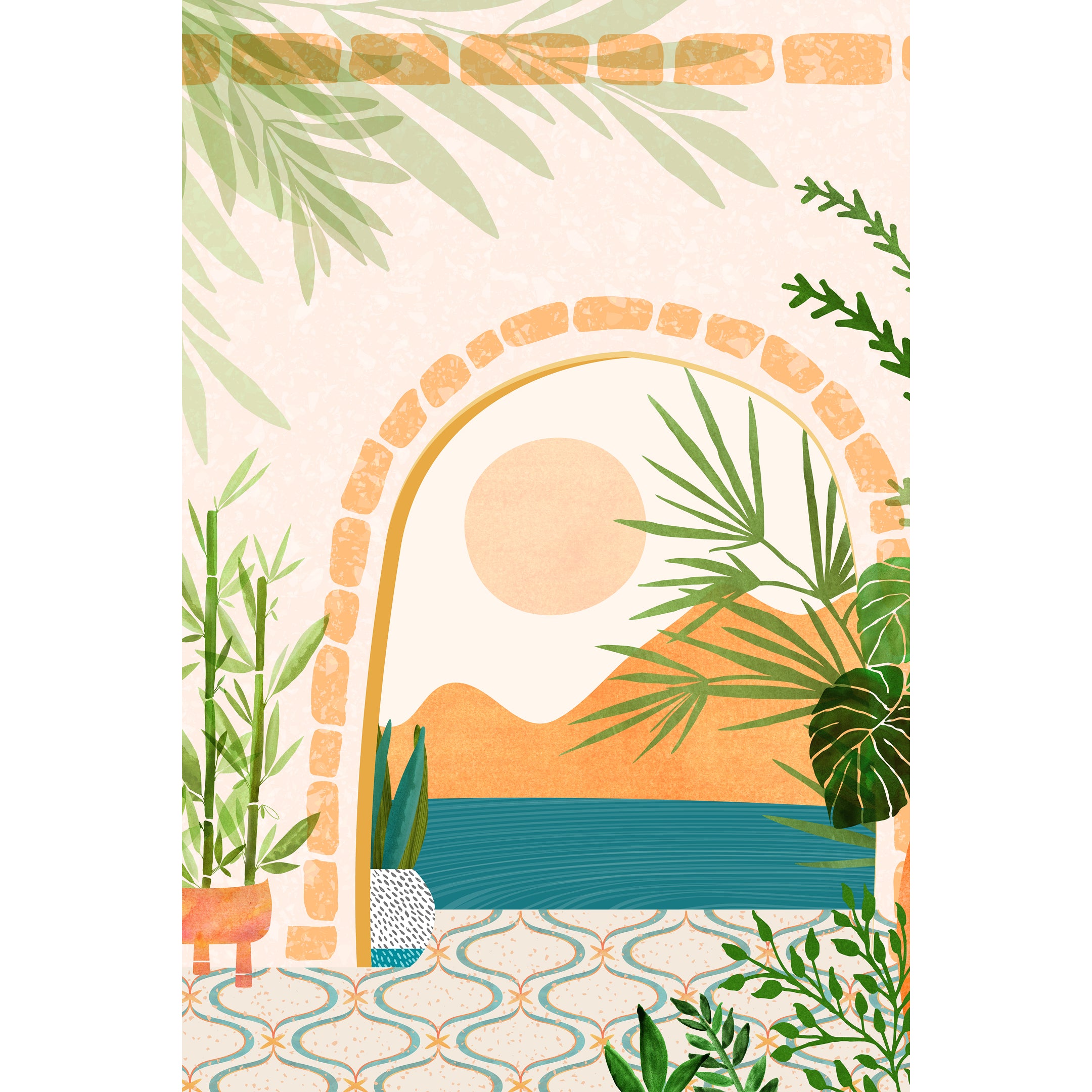 California Villa Print