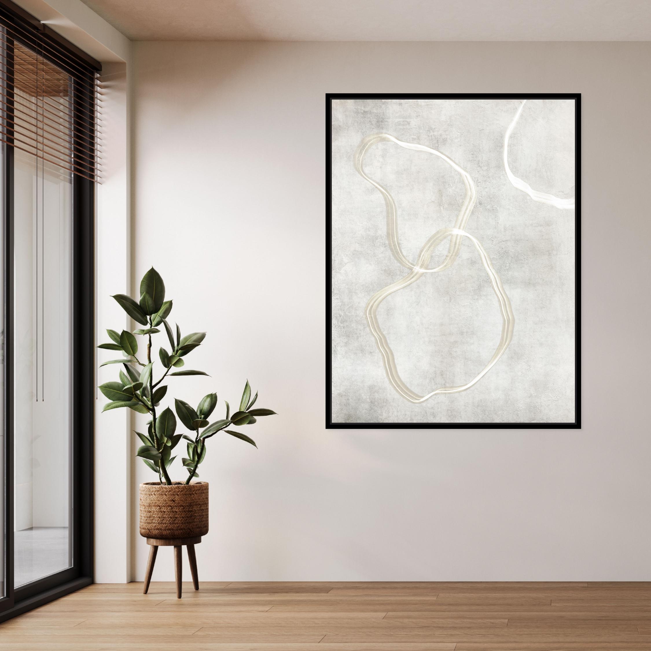 Stylo III Portrait Framed Printed Canvas - Mala Art Co.