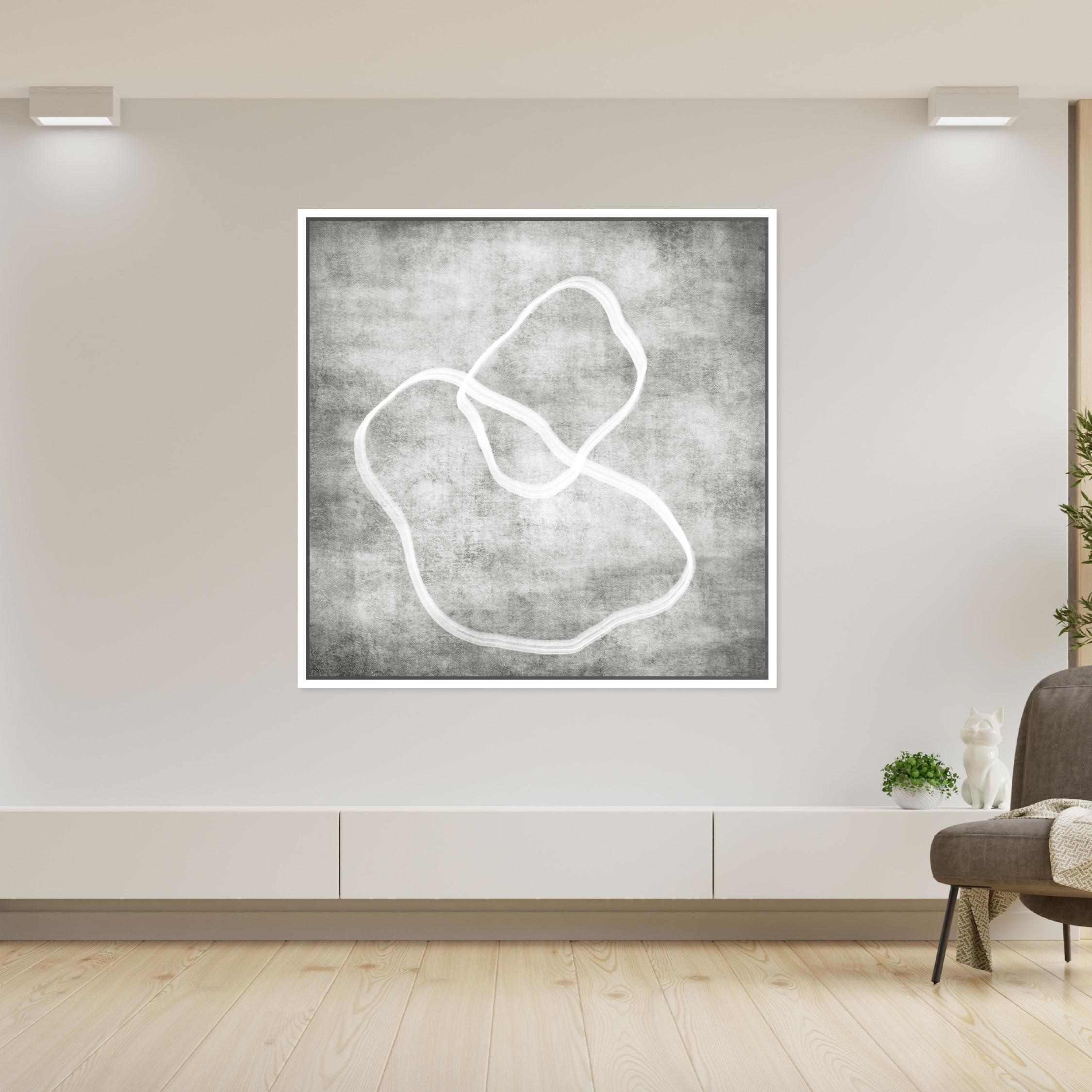 Unbroken Square Framed Printed Canvas - Mala Art Co.