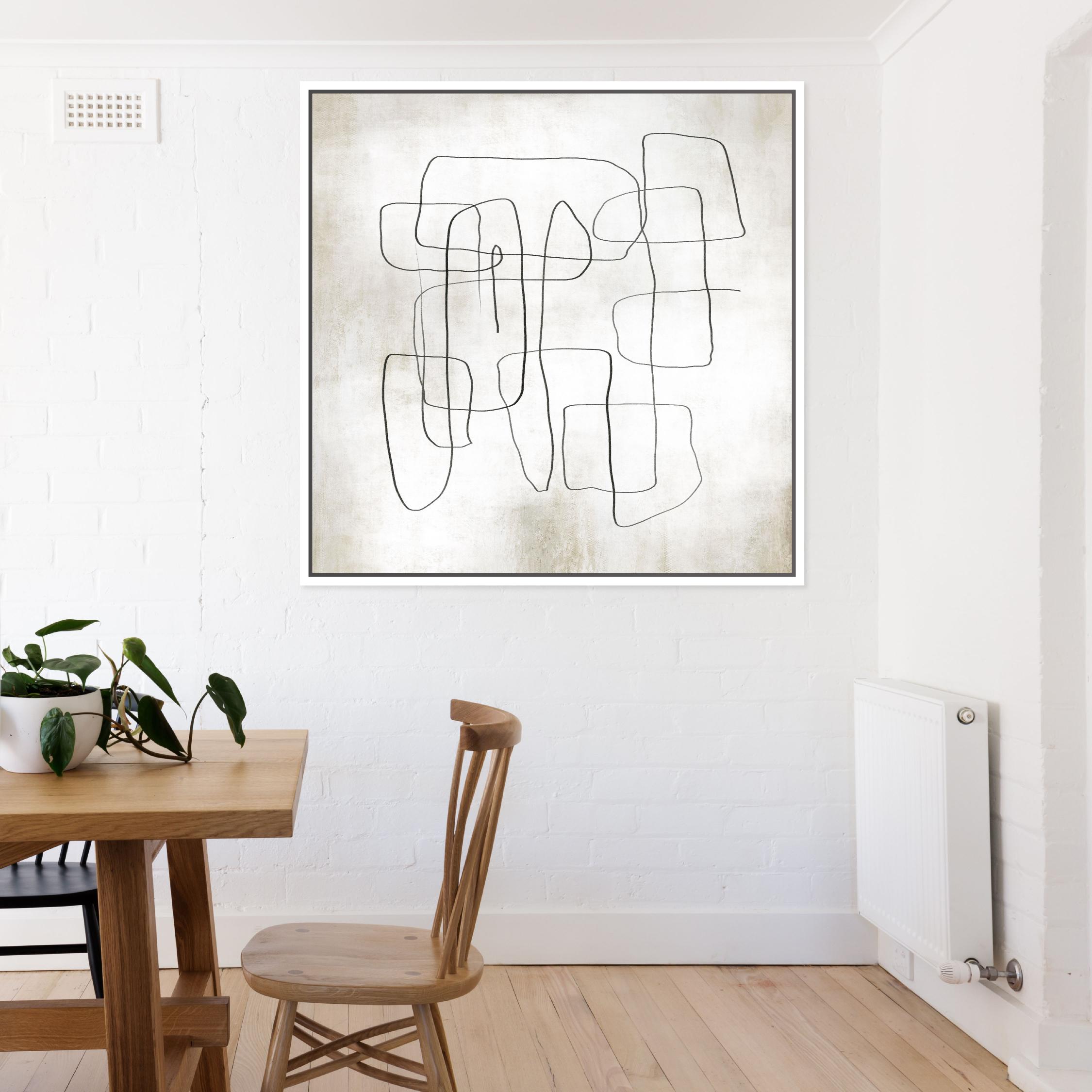 Fina III Square Framed Printed Canvas - Mala Art Co.