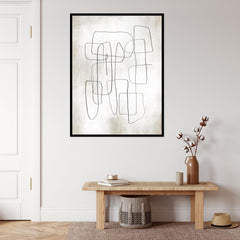 Fina III Portrait Framed Printed Canvas - Mala Art Co.