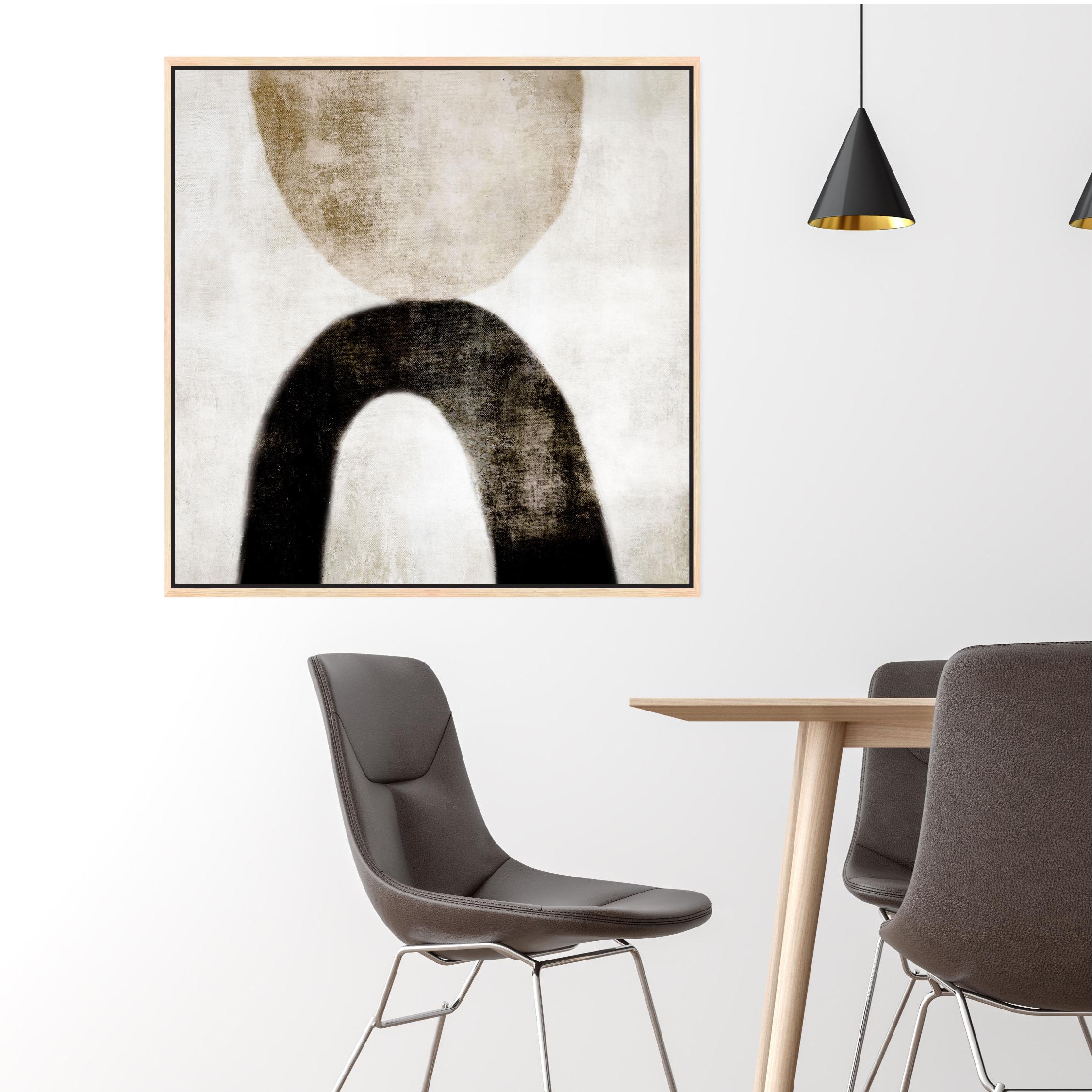 Julo Square Framed Printed Canvas - Mala Art Co.