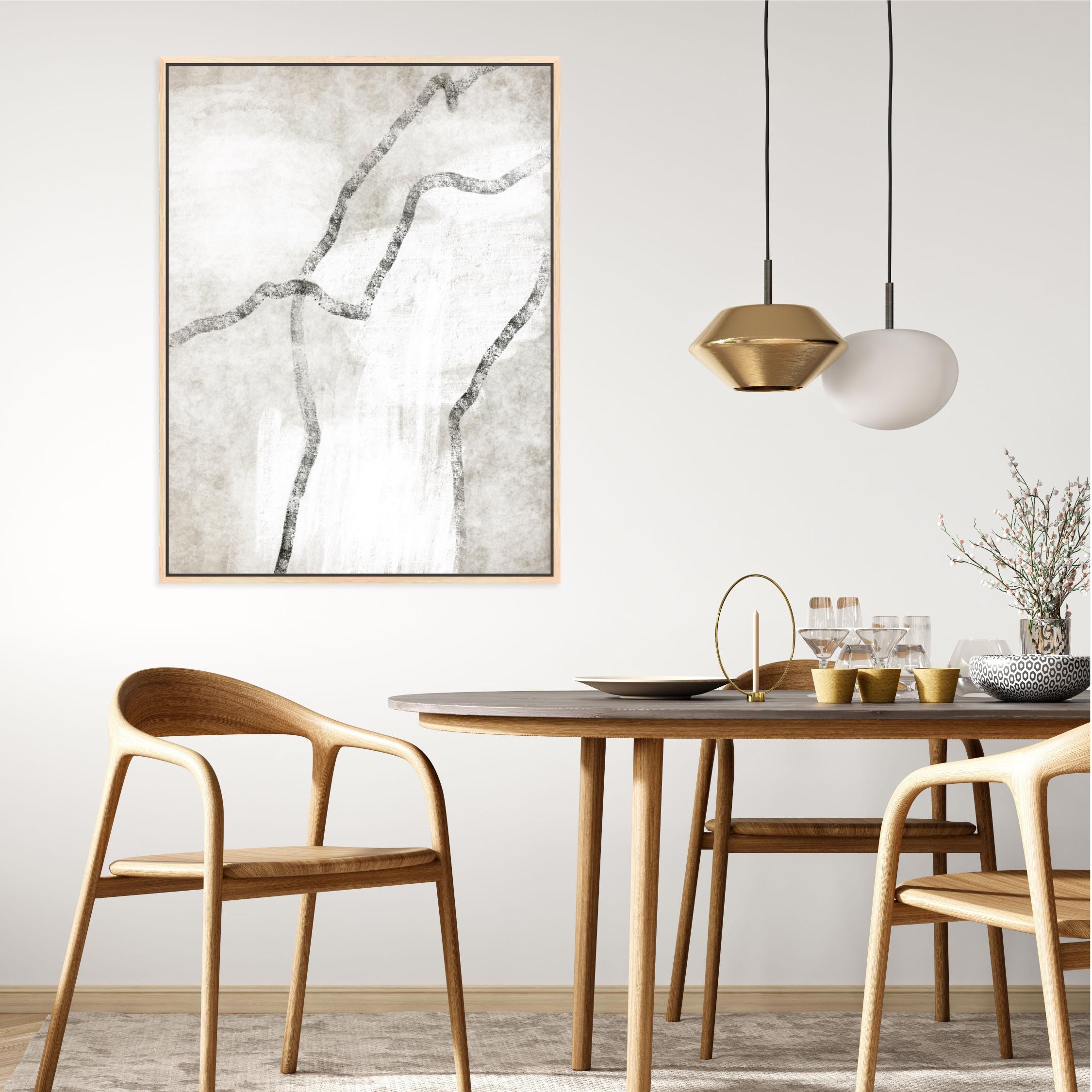 Modo III Portrait Framed Printed Canvas - Mala Art Co.