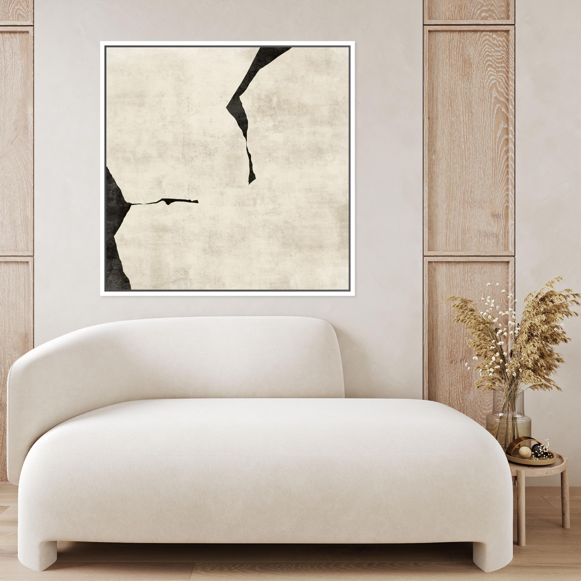 Oslo II Square Framed Printed Canvas - Mala Art Co.