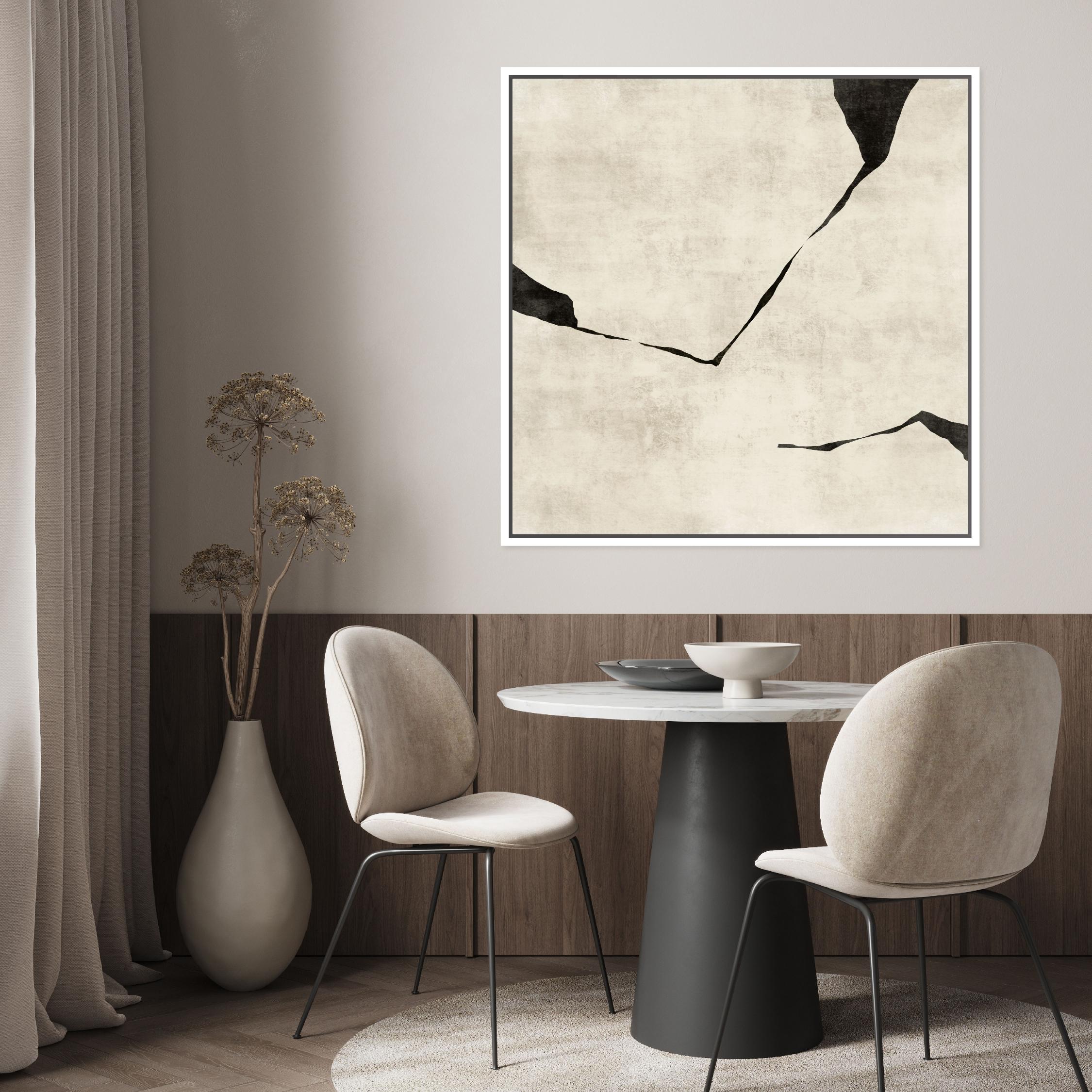 Oslo III Square Framed Printed Canvas - Mala Art Co.