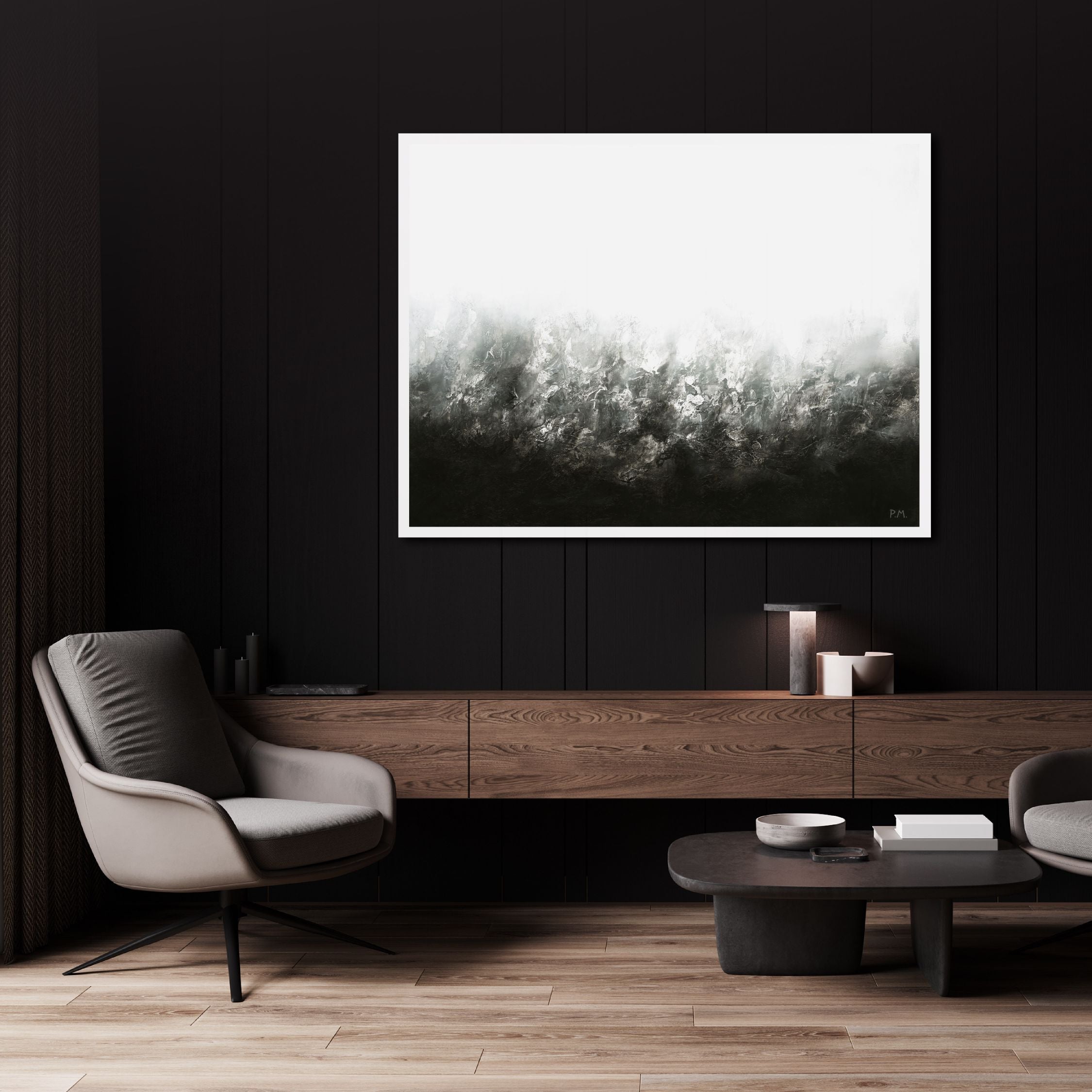 Transition Landscape Framed Printed Canvas - Mala Art Co.