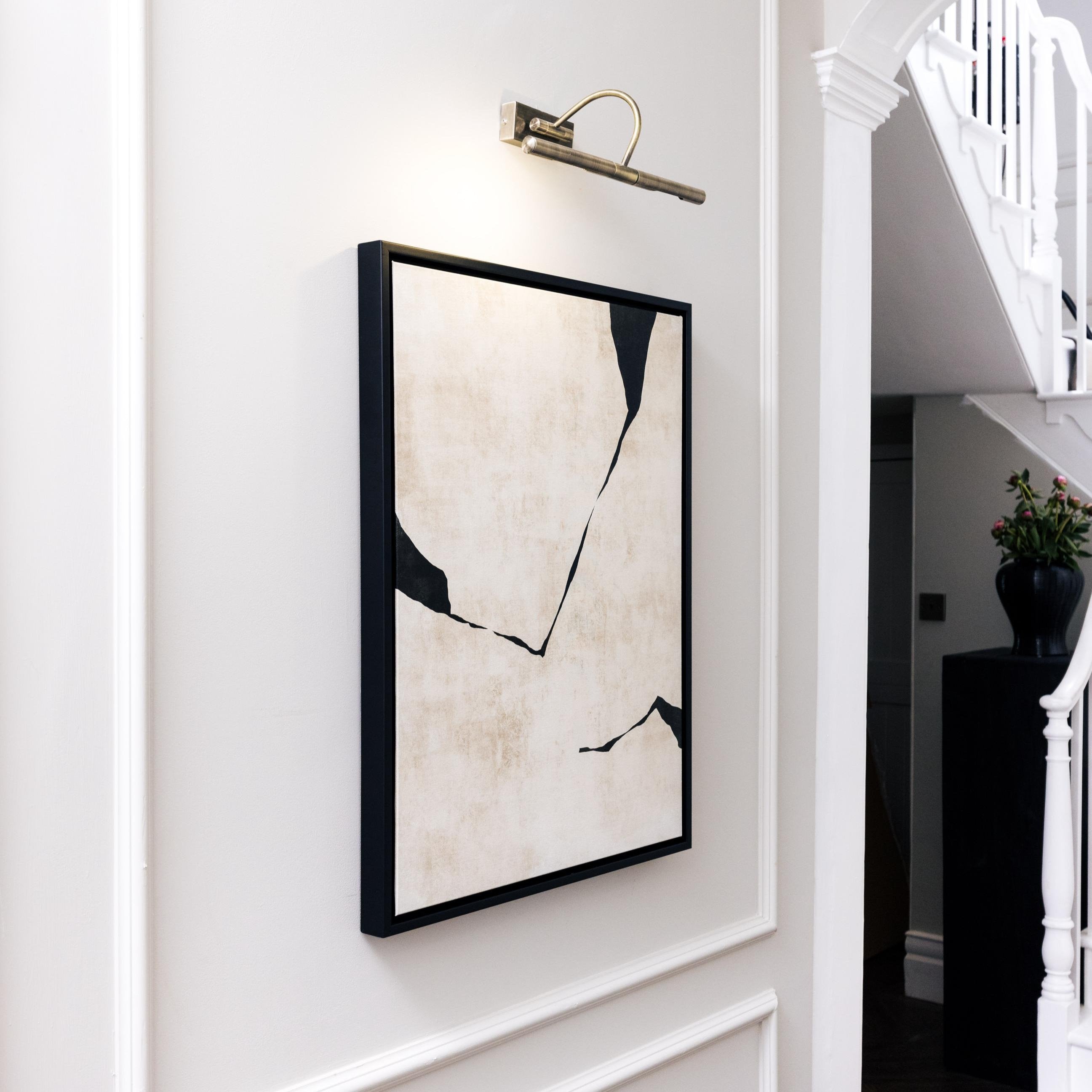 Oslo III Portrait Framed Printed Canvas - Mala Art Co.