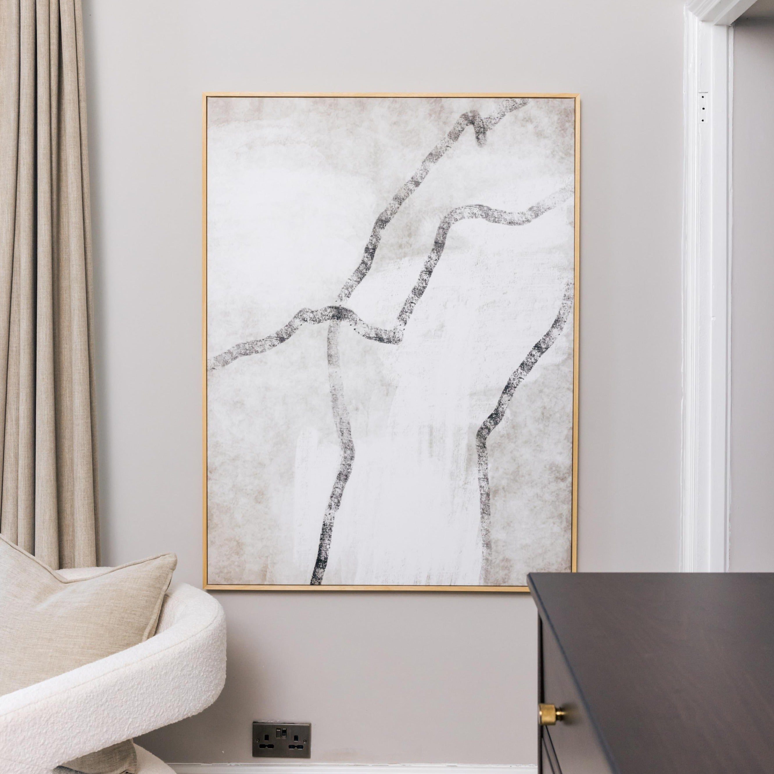 Modo III Portrait Framed Printed Canvas - Mala Art Co.