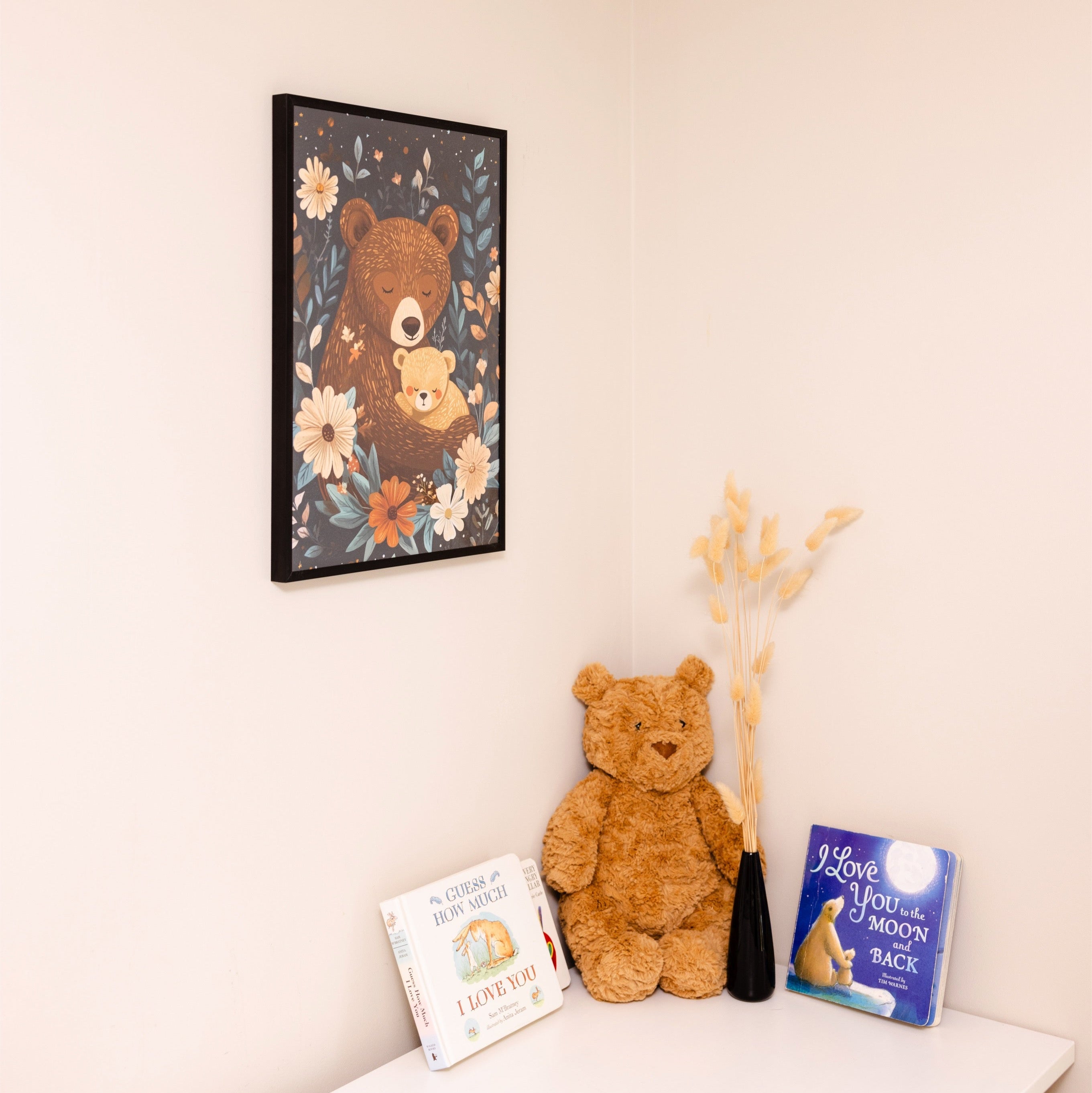 Mama Bear With Cub Print