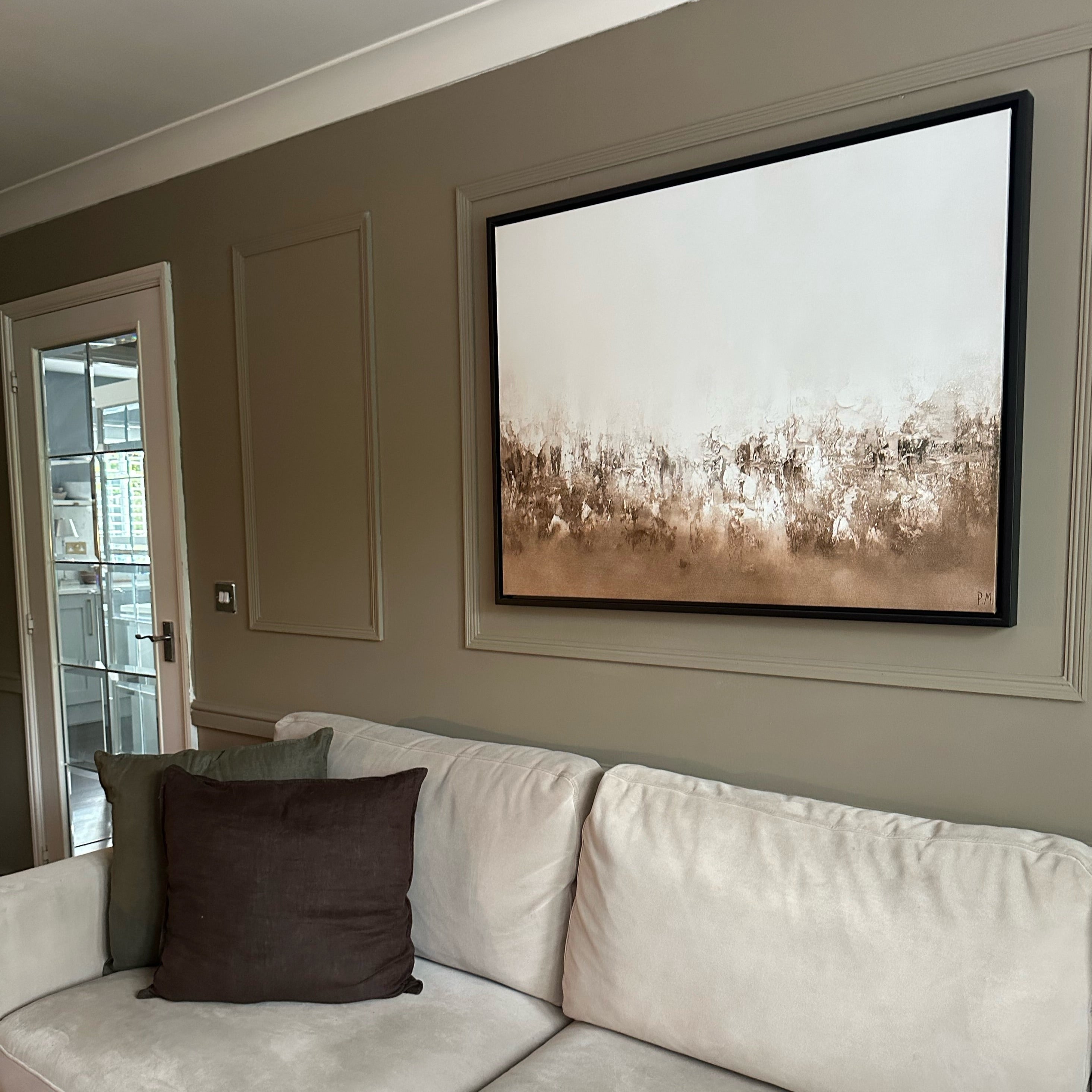 Landa Landscape Framed Printed Canvas - Mala Art Co.